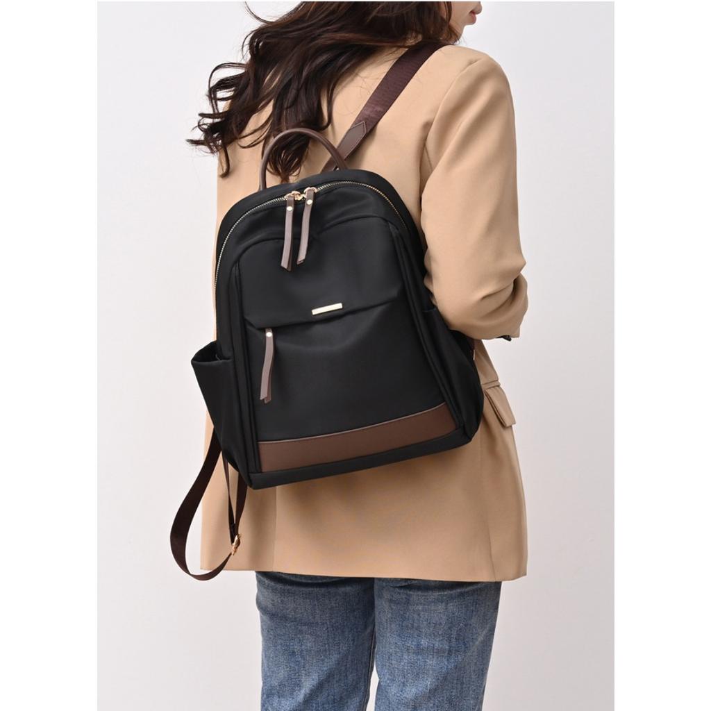 Ladies' Large Capacity Backpack - Lightweight and Durable Nylon College Style Backpack School Backpack | Fashion Backpack | Nylon Travel Backpack