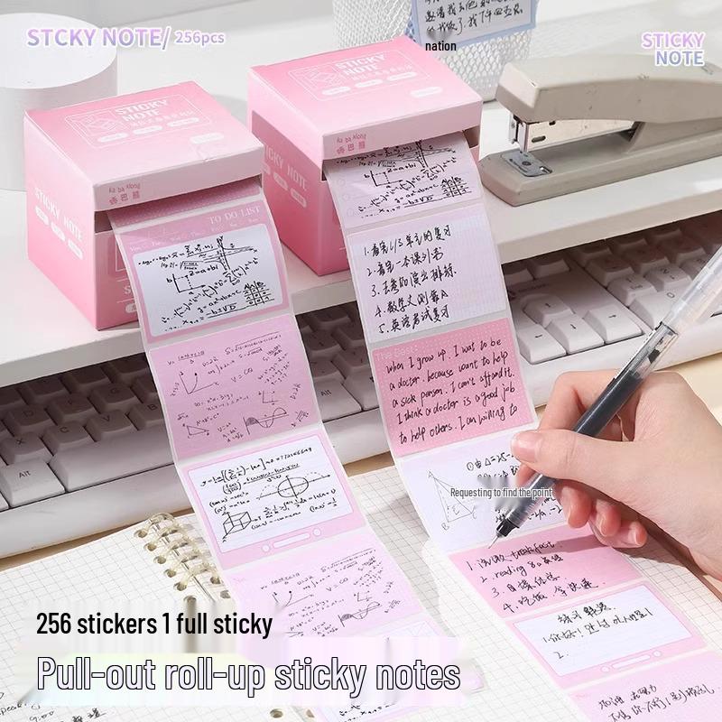 Self-Adhesive Tearable Sticky Notes for Students: Ideal for Junior To Senior High, Primary Use, Perfect for Error Notes.