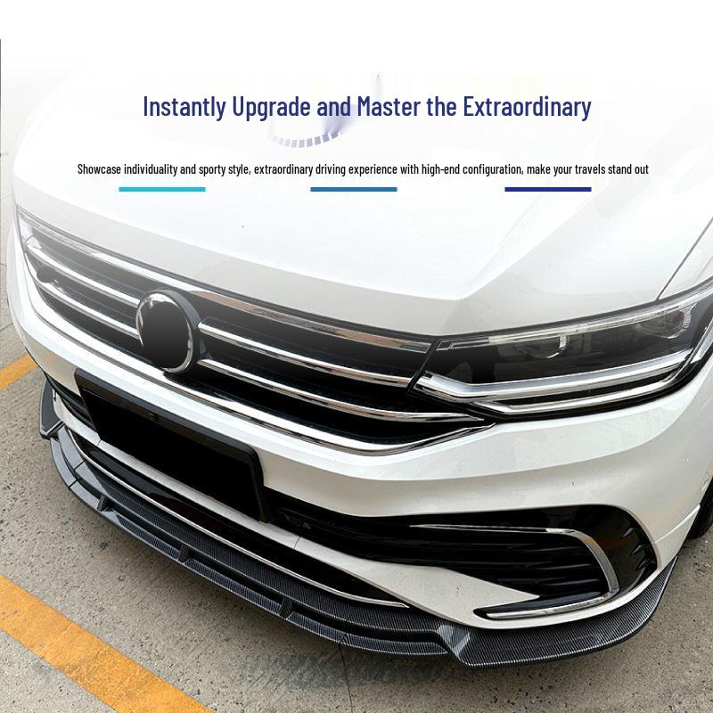 Volkswagen Tiguan Front Bumper Lip Splitter - Cross-Border Modification