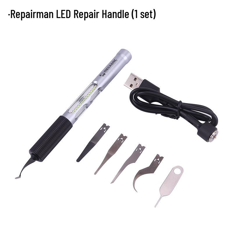 Mobile Phone Repair Tool: LED Handle CPU Pry Blade for Motherboard Disassembly