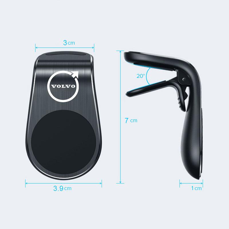 Magnetic Car Phone Holder Smartphone Holder Clip For Volvo XC90 V90 V60 XC60 V40 S80 S60 S90 C40 XC40 V70 XC70 C30 C70 EX90