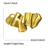 Luxury Metals Waves Brooches for Women Unisex Stainless Steels Pins Banquets Party Backpack Gifts Jewelry Accessories