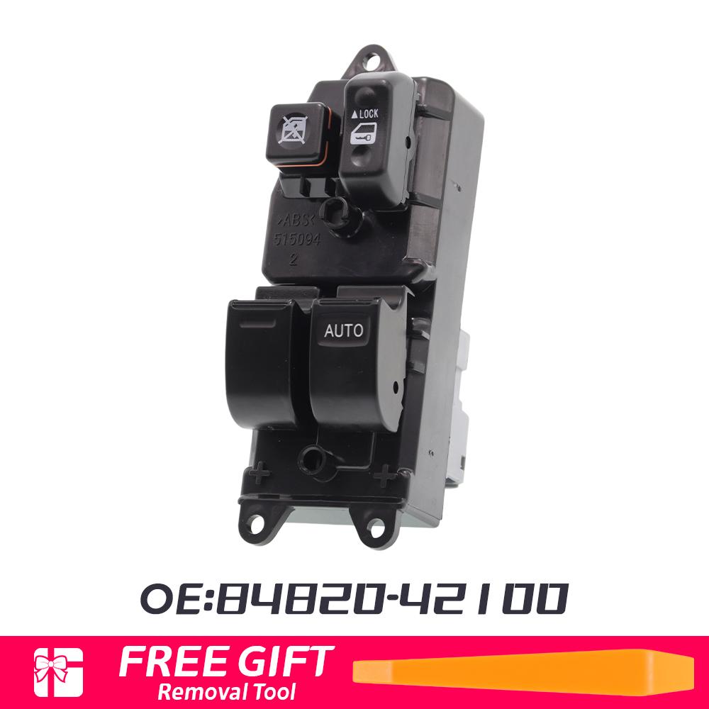 84820-42100 for Toyota Corolla Top 8482042100 High Quality Front Right Two-door Power Window Switch Car Accessories