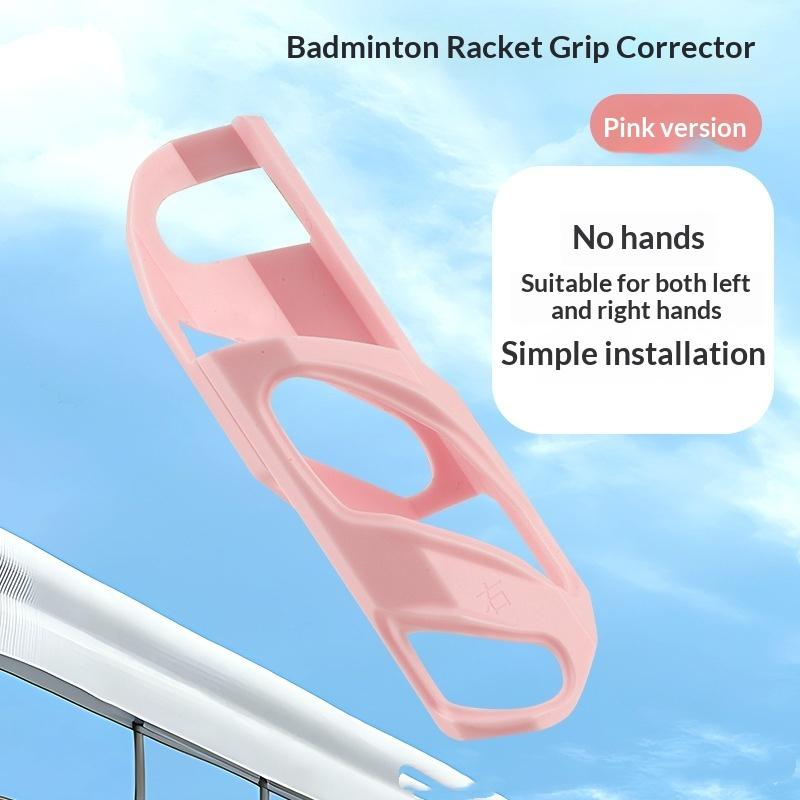 Pp Badminton Grip Aid Improve Skills Universal Tennis Racket Grip Assistance Badminton Racket Posture Correction