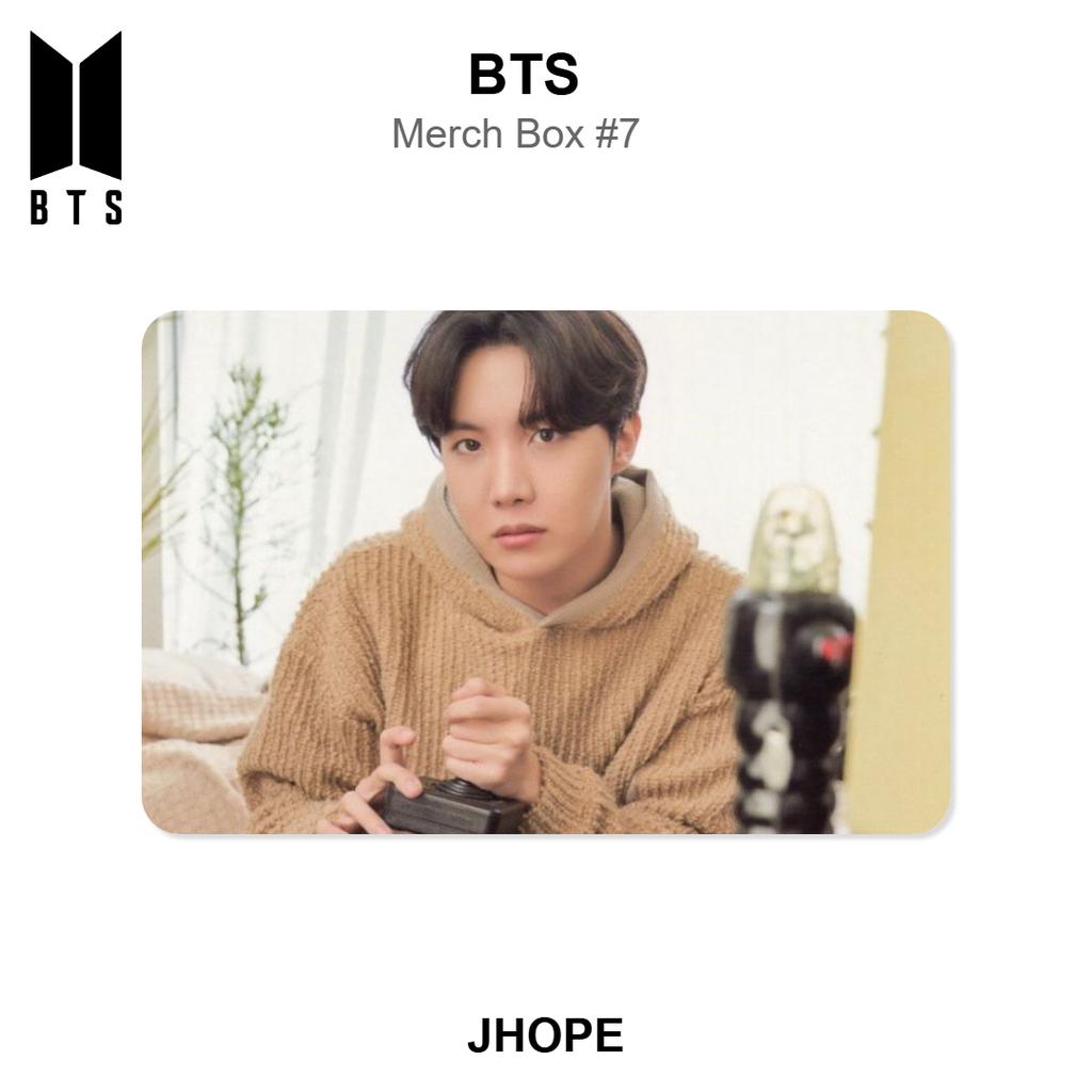 BTS Scatola Merch #7 Fotocard Ufficiale