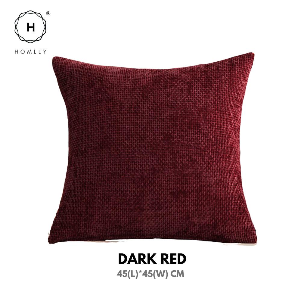 HOMLLY Sadii Teksturowana Poszewka na Poduszkę Dekoracyjną z Chenille (45 x 45 cm) X2SZT