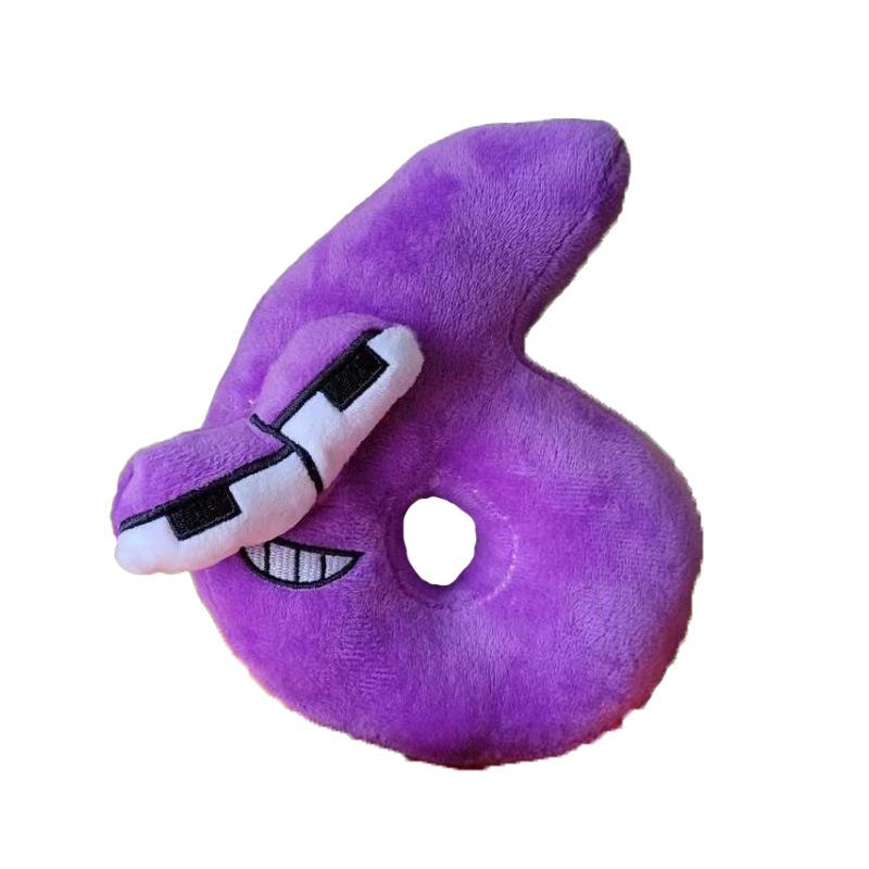 Alphabet Lore Number Series Plush Pillow Dolls for Kids' Educational Fun