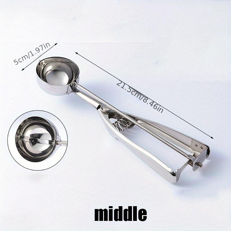 Practical Multi Functional Spoon Modern Fashion Household Kitchen Supplies Lightweight Ice Cream Spoon Creative Stainless Steel