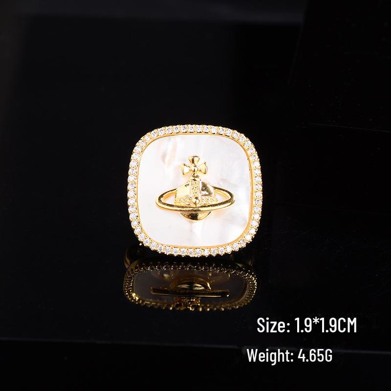 Broșă Elegantă cu Zircon Micro-Incrustat: Accesoriu de bijuterie la modă, potrivit pentru orice ținută, pentru vară