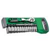 1/4 Inch Adjustable Wrench and Socket Set Compact Portable Tool Kit for Home Car Repair and Mechanical Maintenance