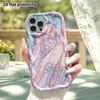 Phone Case: Protective Case for iPhone 17 16 15 14 13 12 Pro, Phone Decoration, Pink and Blue Gradient, Halloween and Christmas Gift