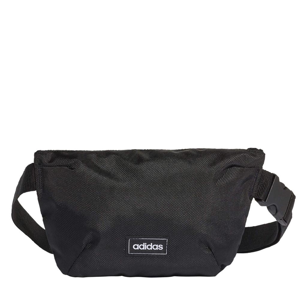 Adidas Linear Fanny Pack Waist Bag, Black/Black/White (ED0251)
