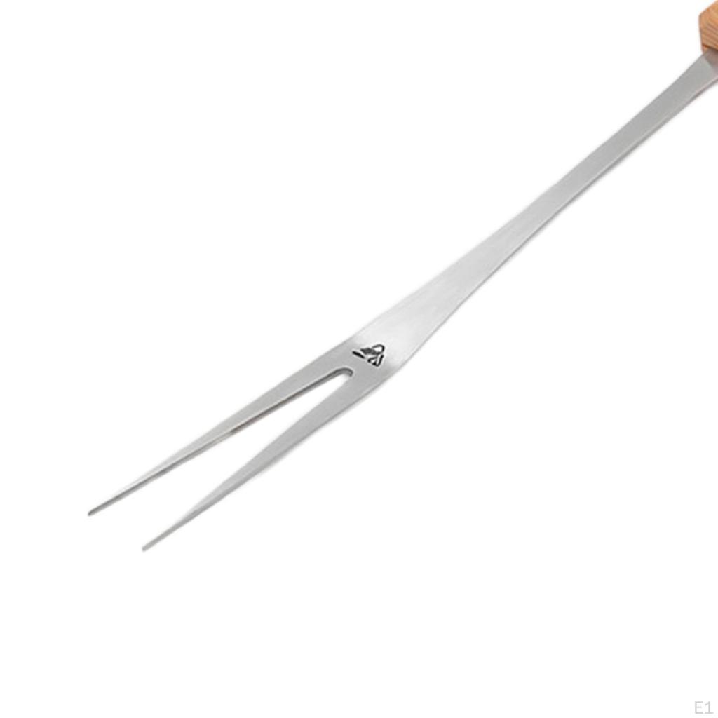 Barbecue Grill Fork Utensil Tool Portable BBQ Meat for Campfire Grilling Party Outdoor
