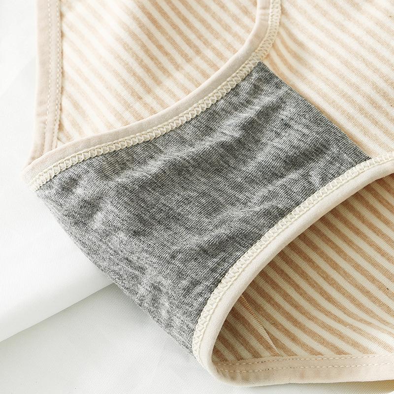 Women's Striped Underwear Underwear Slim Women's Triangle Pants Cotton Women's Triangle Pants