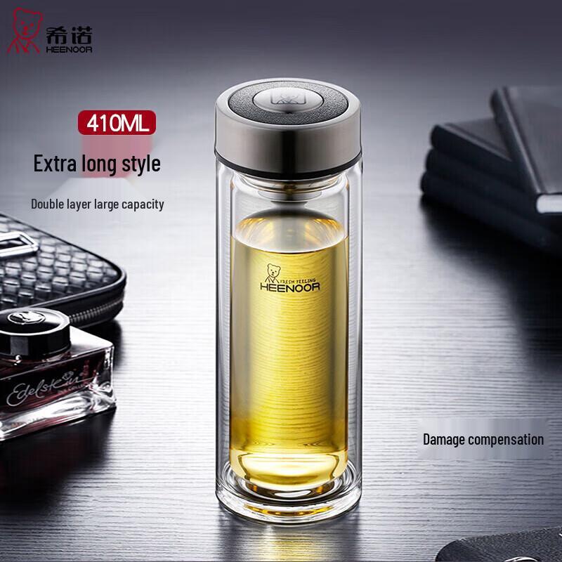 Heenoor Double Wall Borosilicate Glass Tumbler