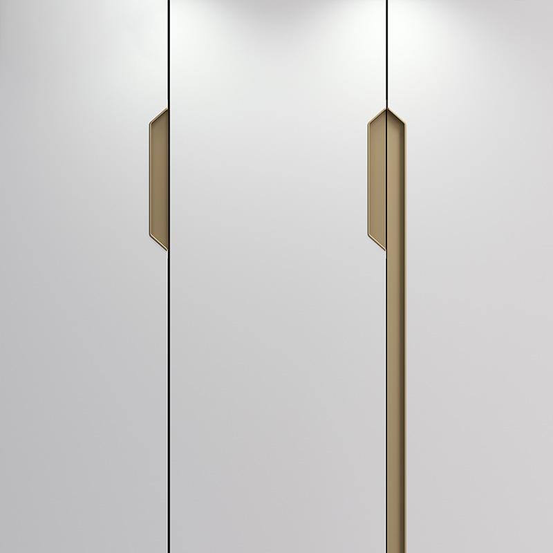 Furniture Hardware Zinc Alloy Recessed Cabinets Drawer Handles Bedside Tables Hidden Handles Closet Door Handles