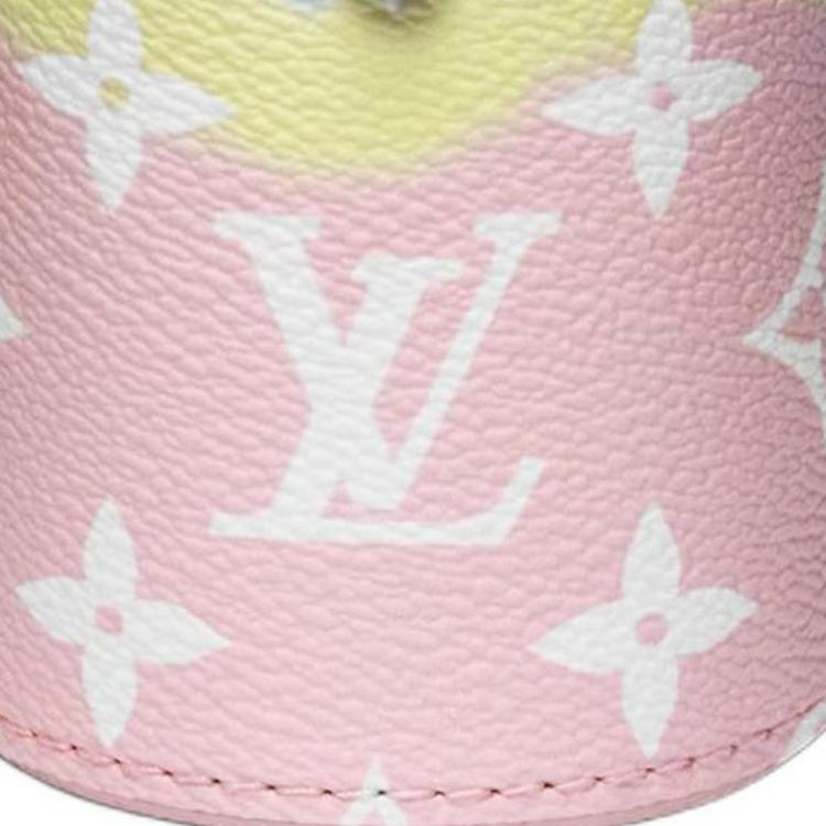Louis Vuitton Lv Escale Silber Messing Schnalle Monogramm Canvas Reise Aufbewahrungstasche Unisex Reisetaschen Rosa Mehrfarbig LS0383