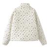 Western Style 2024 New Women clothes Floral Thickened Full Printed Autumn and Winter Versatile Slimming Loose Warm Short down jacket