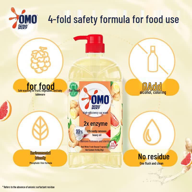 OMO Ginger Scent Concentrated Dish Soap