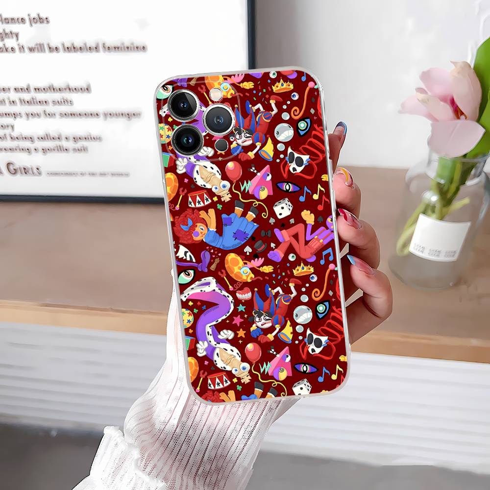 Drôle A-Amazing D-Digital C-Circus Pour IPhone 17 16 Pro 15 13 16e 11 12 14 17 Pro Max Coque antichoc anti-chute