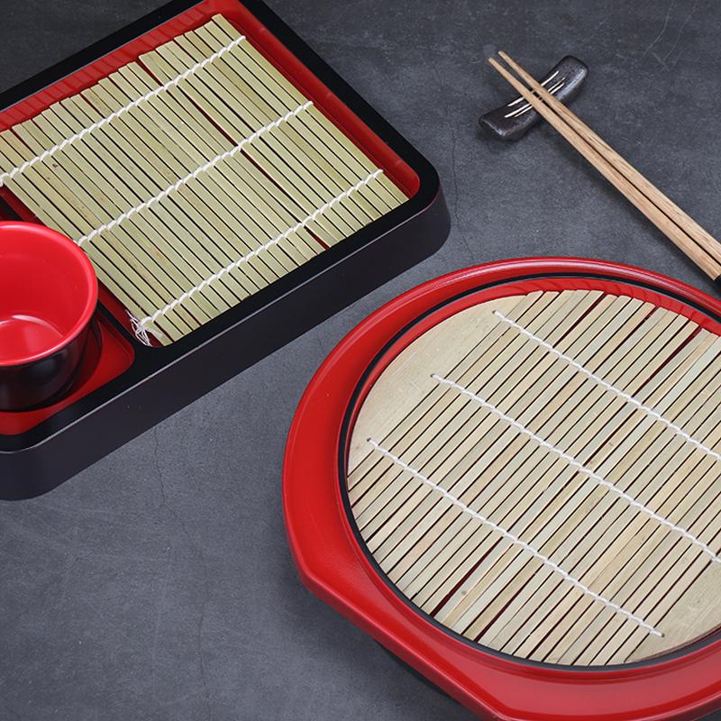 Teller für kalte Nudeln im japanischen Stil, Sushi-Restaurant, Soba, Udon, mit Bambusmatte, Geschirr für Dipsaucen, Tasse, Küche, koreanisches Geschirr