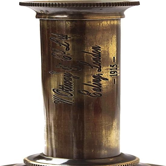 Antiguo catalejo marino artículo de regalo vintage latón marino telescopios náuticos Londres 1915