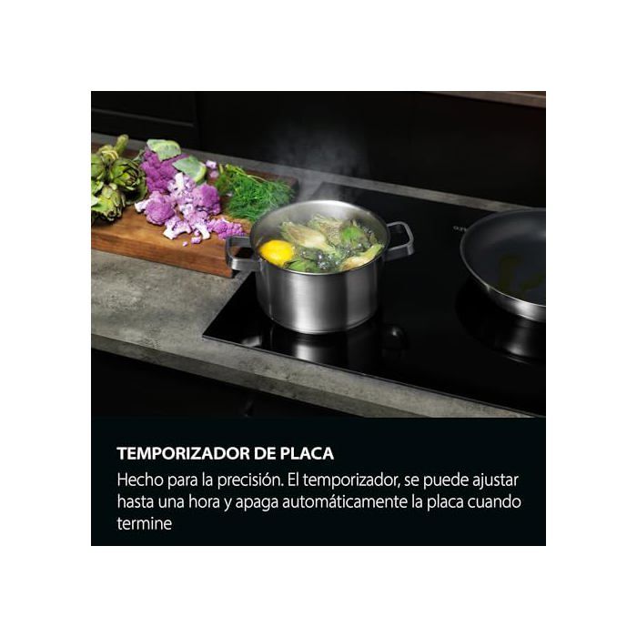 Induction Hob - AEG - 60 Cm - 3 Cooking Zones - Hob2Hood - PowerBoost - Touch Controls - Individual Timer