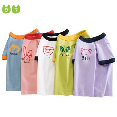 New Girl's Short-Sleeved T-shirt Children's Cartoon Print T-shirt