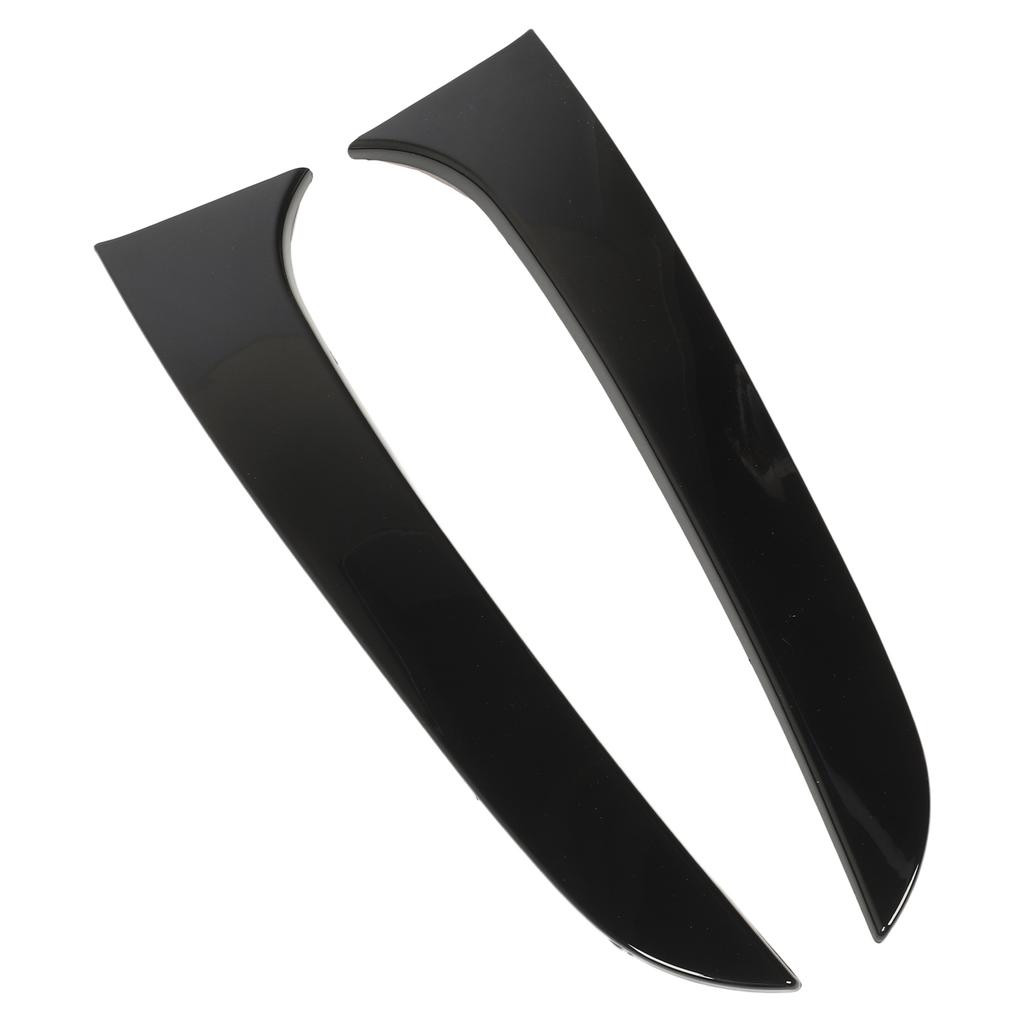 1pair Rear Window Side Spoiler Rear Left Right Side Wing Splitter Trim for 1 Series F20 F21 2012 To 2019 Glossy Black