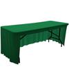 Spandex Stretch Table Cloth 4FT 5FT 6FT 8FT Table Skirt Cover for Wedding Party Banquet Solid Rectangular Cocktail Tablecloth