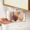 Plastic Under Desk Drawer Organizer Self Adhesive Makeup Storage Container  Under Mirror Cabinet