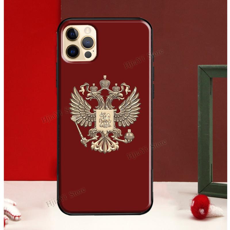 Russian Empire Coat of Arms Case For iPhone 13 Pro Max SE2 X XR XS Max 7 8 Plus Case For iPhone 11 14 Pro Max 12 Mini