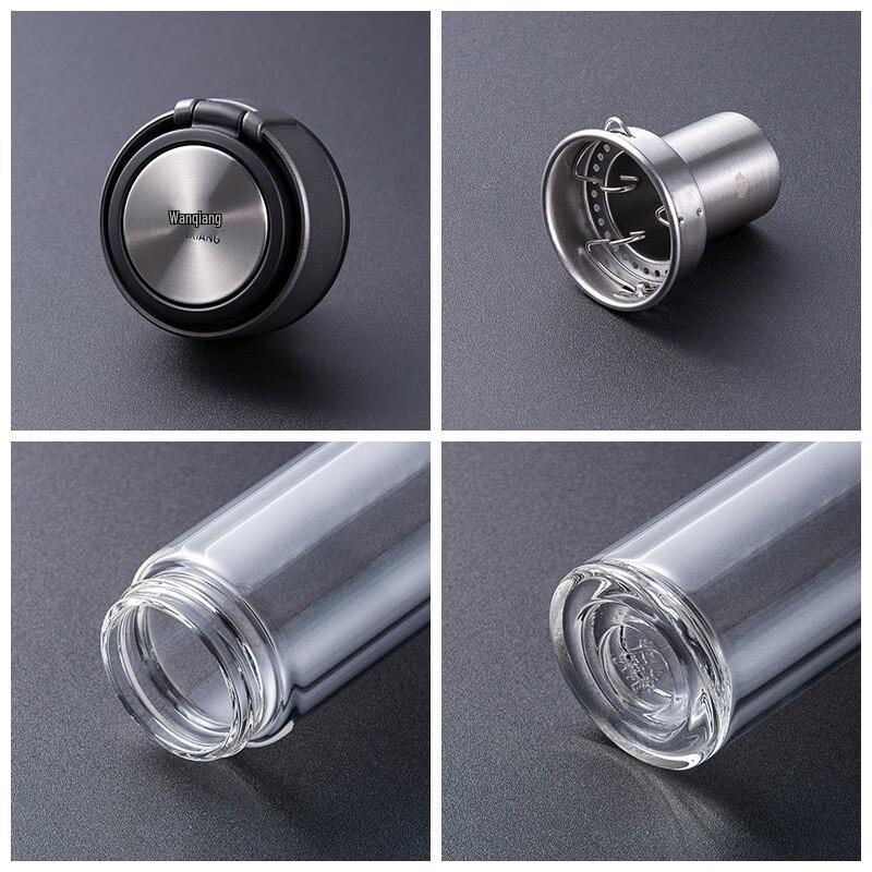 Vasn Double Wall Glass Tea Infuser Bottle