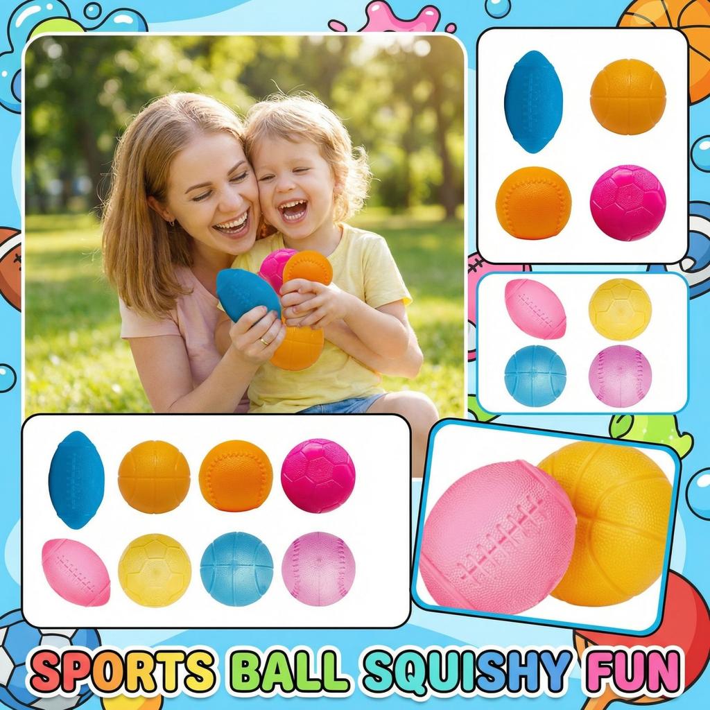 Squeezable Basketbal Rugby Ball Maltose Realistic Basketball, Stress-relieving Toy / Realistic