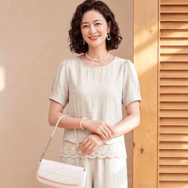 Yuzhaolin Women s Summer Two-Piece Outfit XL