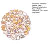 50Pcs DIY Sticker Self-Adhesive Waterproof Clear Printing PVC Cartoon Doggy Pattern Scrapbook Notepad Graffiti Sticker Kids Gift