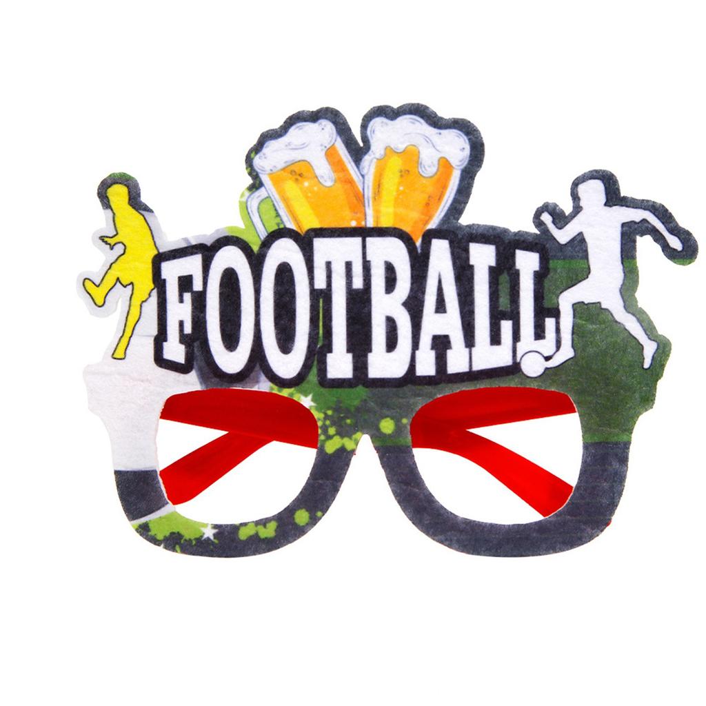 Piece Prop Glasses Party Glasses Football Accessories Decorative Birthdays Novelty Word Sunglasses Photo Funny Cup Themed Fans Football Favors