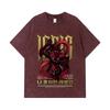 275 GSM Washed T-shirts 100% Cotton Solo Leveling V12 Igris Print Unisex Heavy Cotton T Shirt