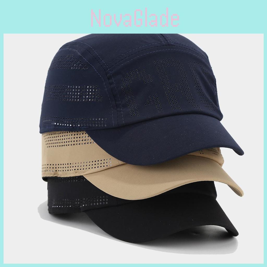 Summer Mens Womens Adjustable Sport Cap With Sunshade And Quickdry Fabric