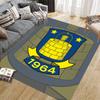 Brondby IF Home Sofa Decoration for Living Room & Bedroom, Non‑Slip Play Flannel Floor Mat for Game Room