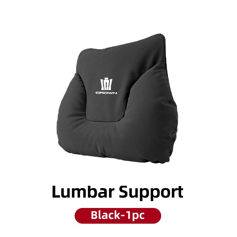 Car Neck Pillow Lumbar Backrest Cushion Lumbar Cushions Car Headrest Cushion For Toyota Crown Corolla YARIS L Auris C-HR Hilux V