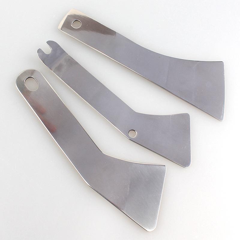 Stainless Steel Scraper Ultra Sharp Scrapers Remove Residue From Steel, Aluminum And More Ends Offer Extra Leverage