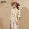 Teenie Weenie Women's Chic Knotted Long Sleeve Shirt