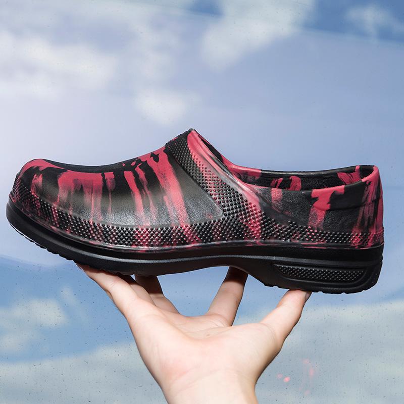 Large-sized Water Shoes Waterproof Shoes Chef's Shoes Anti-slip Oil-proof Shoes 36-47