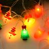 Christmas LED Light String Santa Claus Snowman Xmas Tree Hanging Ornaments Navidad Decoration For Home New Year Gift