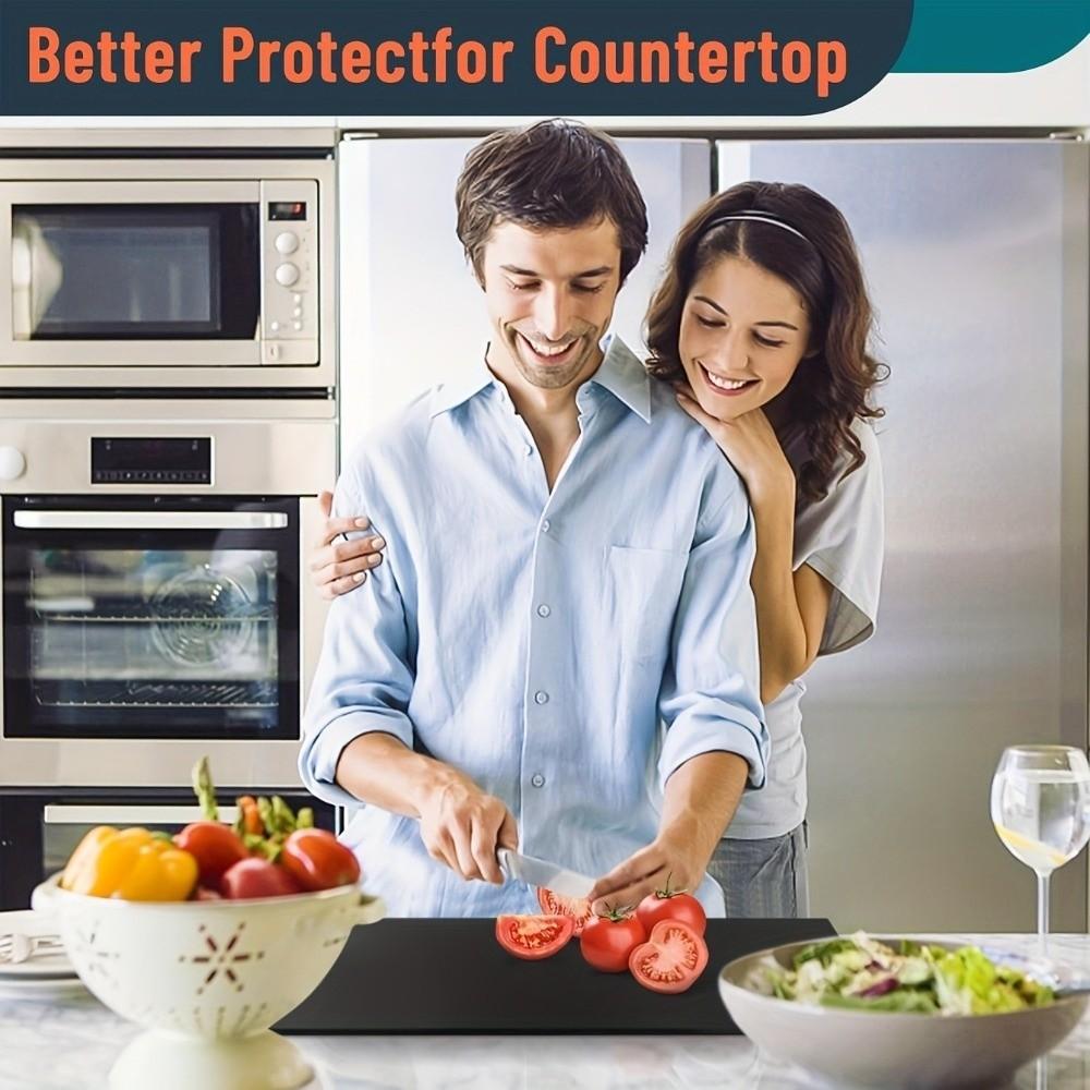 Easy-Clean Acrylic Cutting Board Anti-slip Transparent Cutting Board Kitchen