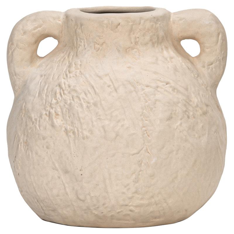 Simple Stone Pattern Small Flower Insert Ceramic Vase Creative Home Decoration Handicraft Ornament