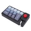 Wired Mechanical Number Pad Type C Hot Swappable Numpad Keyboard with 12 RGB LED Backlight Joystick Roller