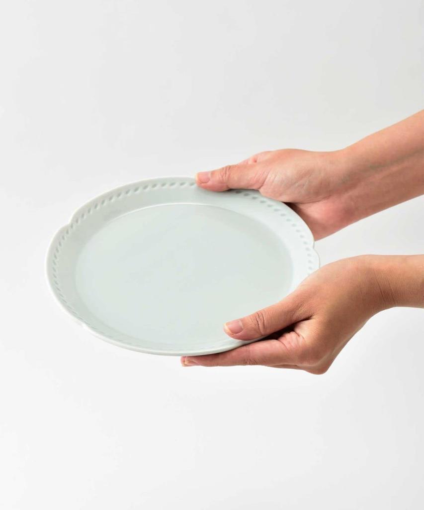 BRUNO FLOWER Plate Set Blue No Size 21 BHK292-BL