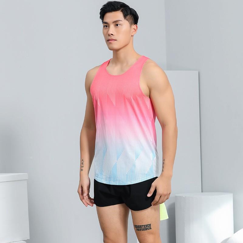 Track Running Training Suit Men Women Marathon Sprint Quick Dry Athletic Jersey Set